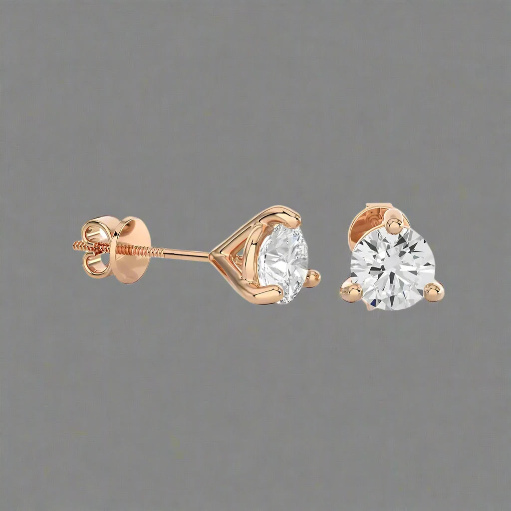 1 CTW Brilliant Lab Grown Diamond Classic Studs Earrings