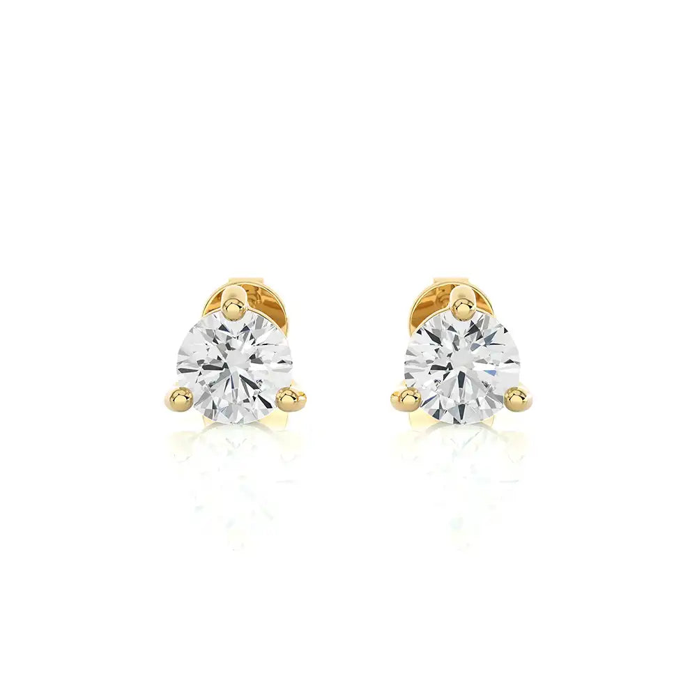 1 CTW Brilliant Lab Grown Diamond Classic Studs Earrings