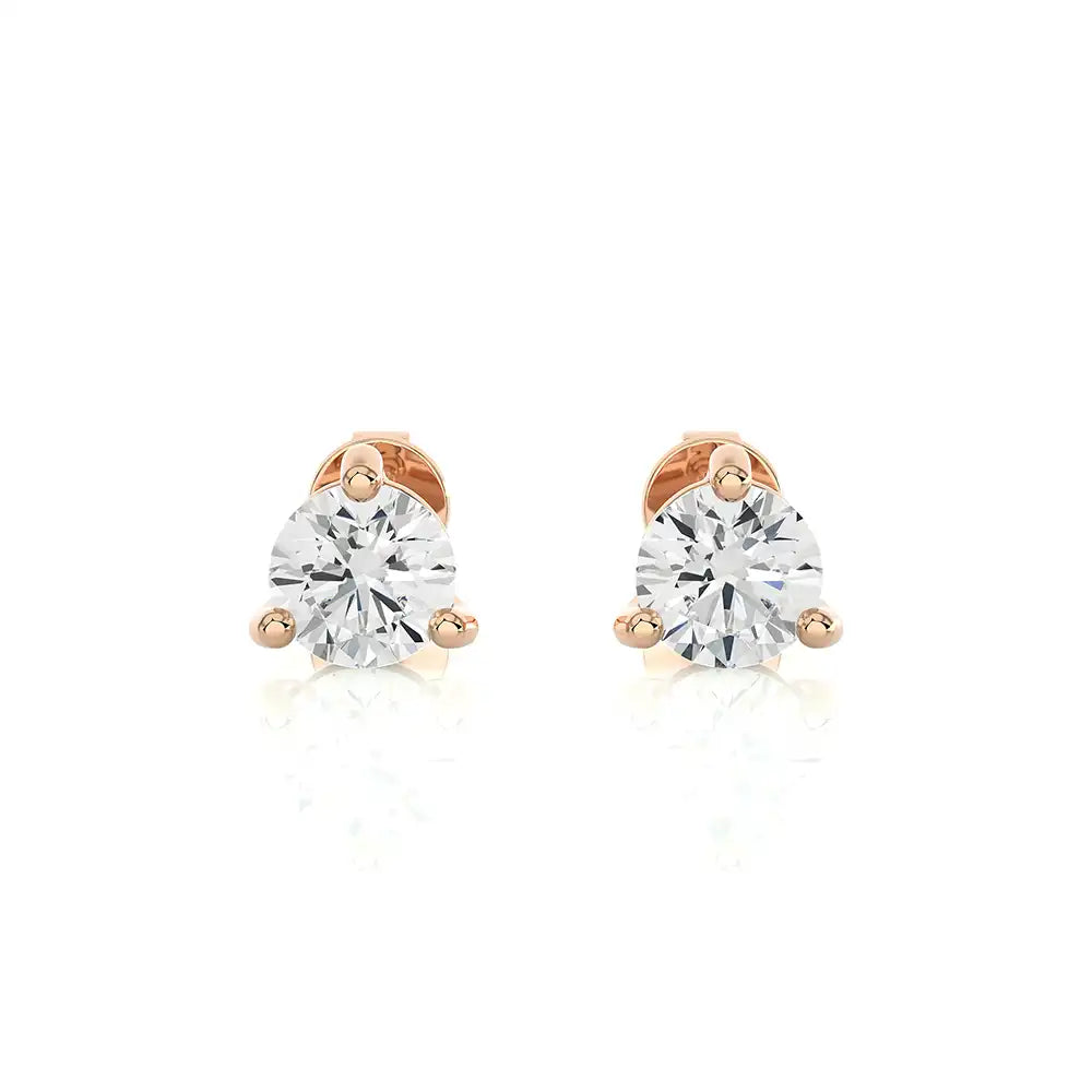 1-1/4 CTW Brilliant Lab Grown Classic Studs Earrings