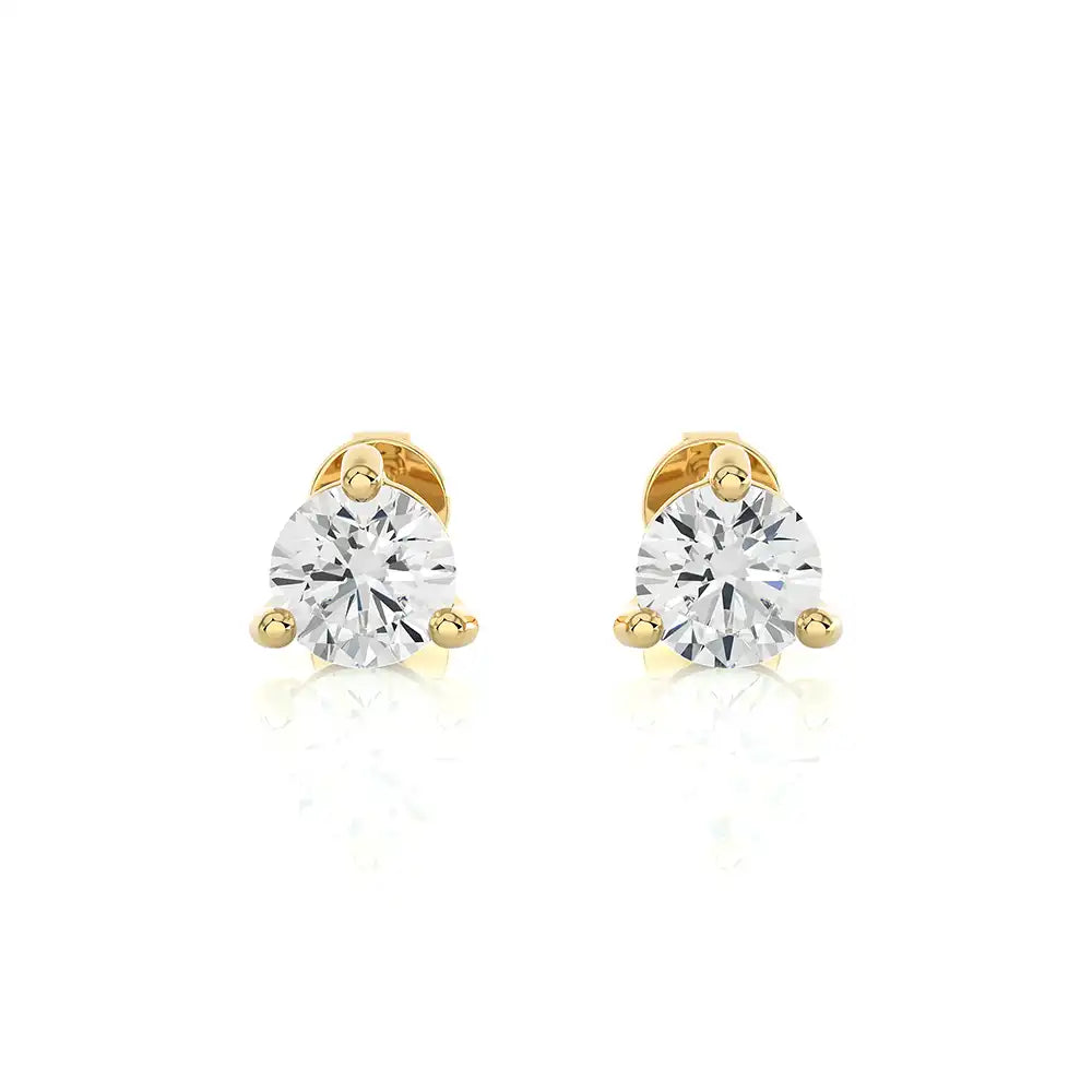 1-1/4 CTW Brilliant Lab Grown Classic Studs Earrings