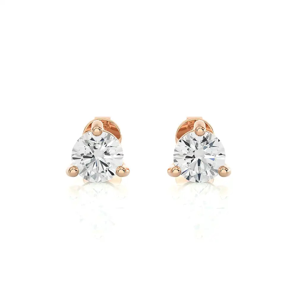 1-1/2 CTW Brilliant Lab Grown Diamond Classic Studs Earrings