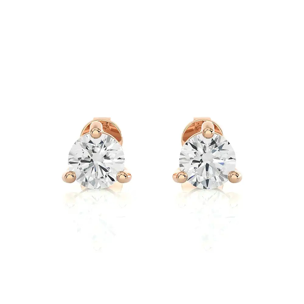 2-1/2 CTW Round Brilliant Lab Grown Classic Studs Earrings