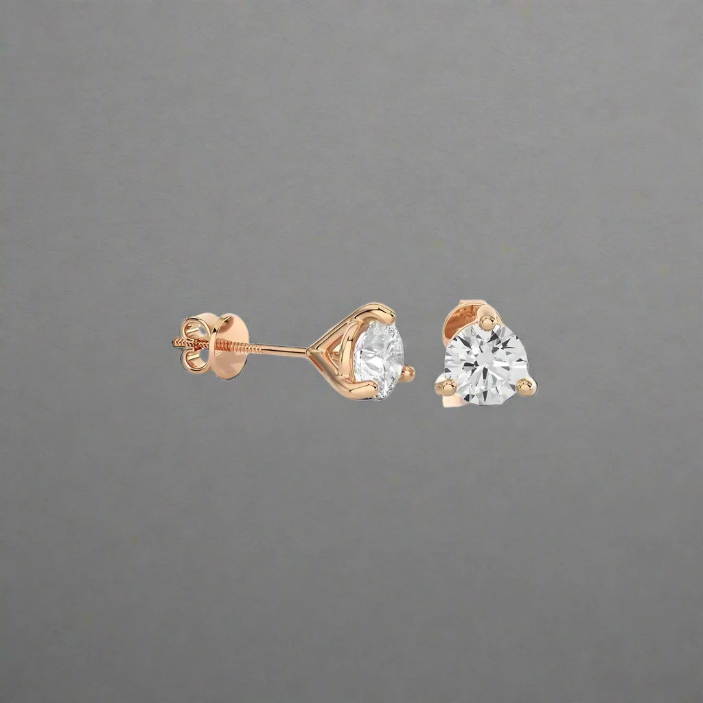 1/4 CT Brilliant Lab Grown Diamond Classic Studs Earrings