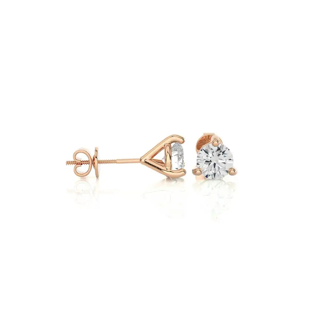 1/4 CT Brilliant Lab Grown Diamond Classic Studs Earrings