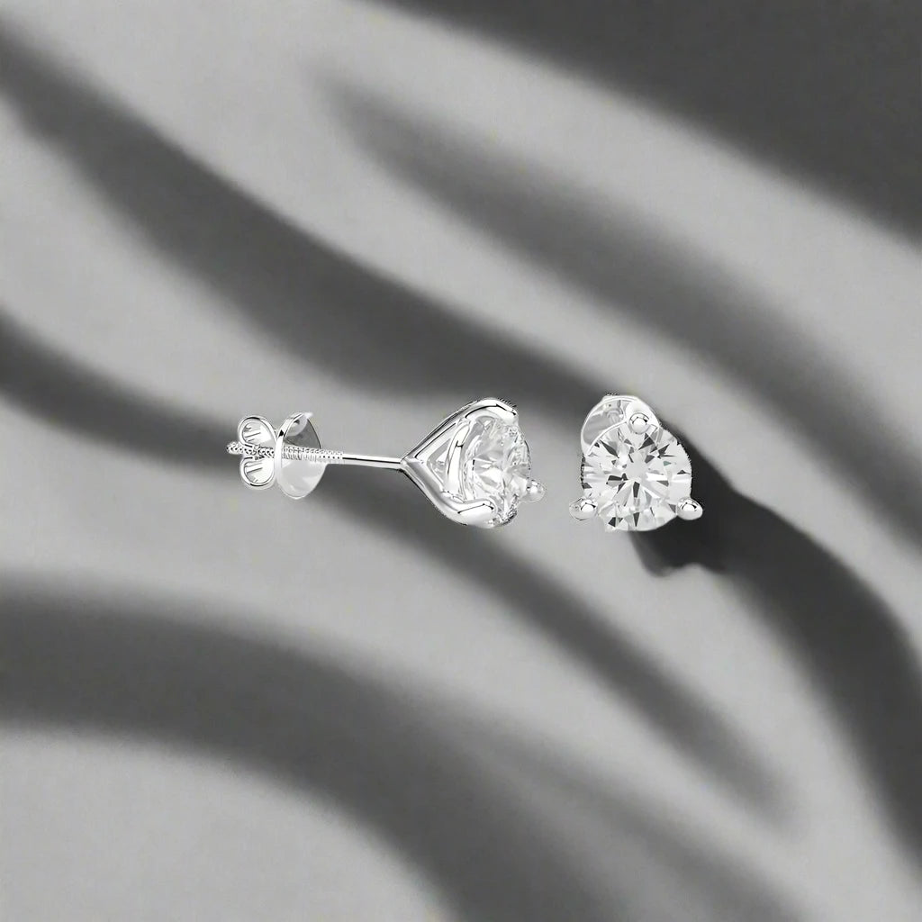 1/4 CT Brilliant Lab Grown Diamond Classic Studs Earrings