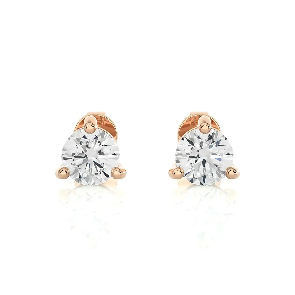 4 CTW Brilliant Lab Grown Classic Studs Earrings