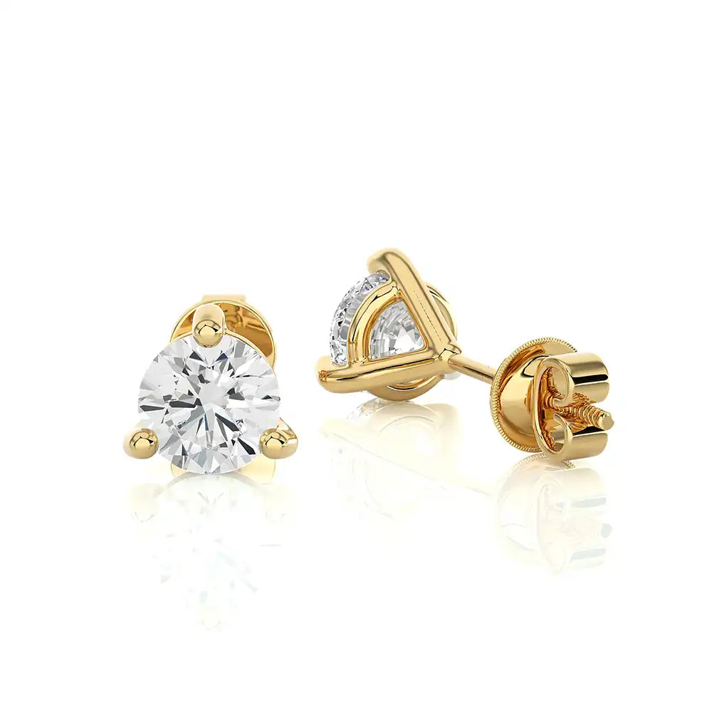 4 CTW Brilliant Lab Grown Classic Studs Earrings