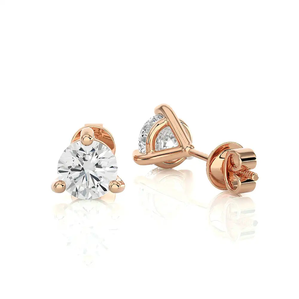 5 CTW Brilliant Lab Grown Classic Studs Earrings