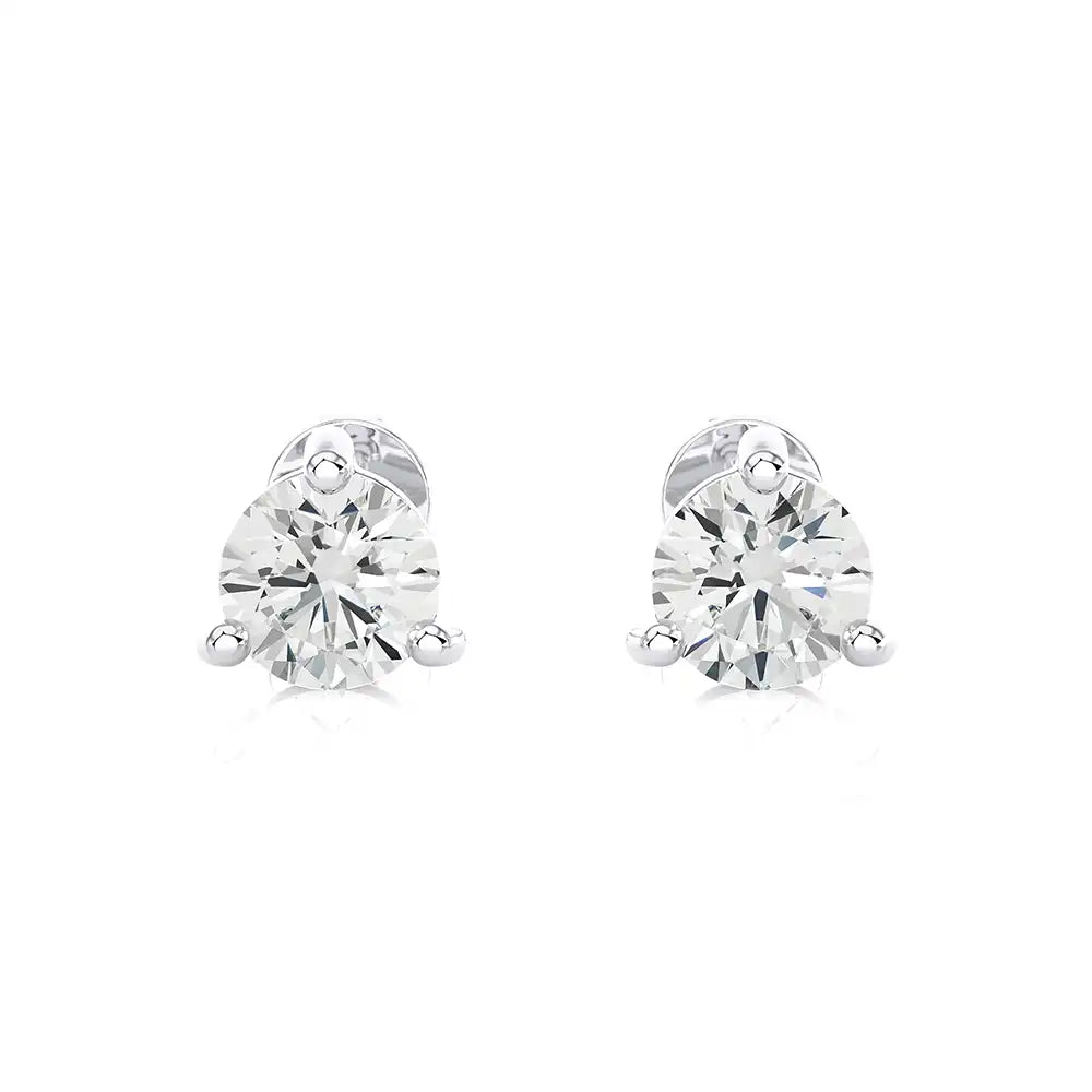 5 CTW Brilliant Lab Grown Classic Studs Earrings