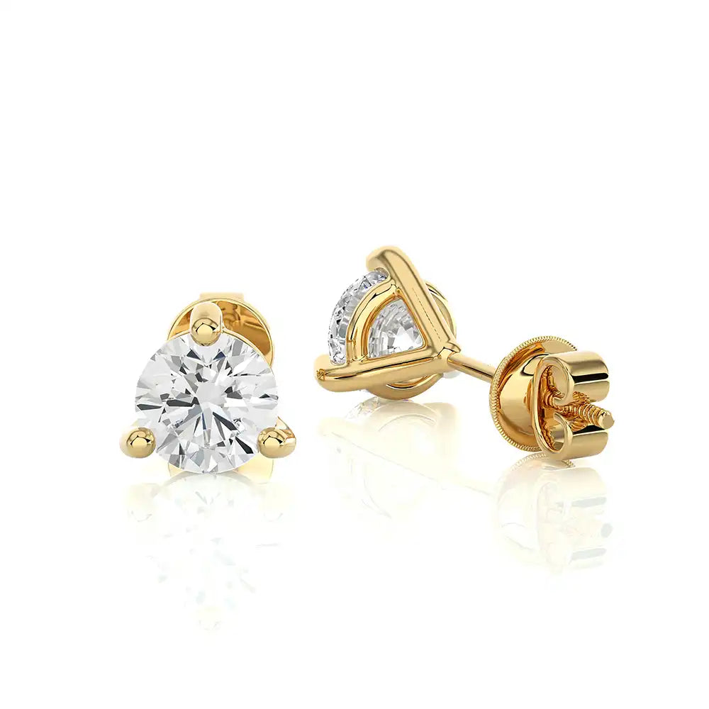 5 CTW Brilliant Lab Grown Classic Studs Earrings