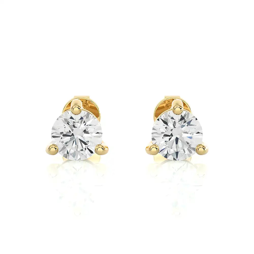 5 CTW Brilliant Lab Grown Classic Studs Earrings