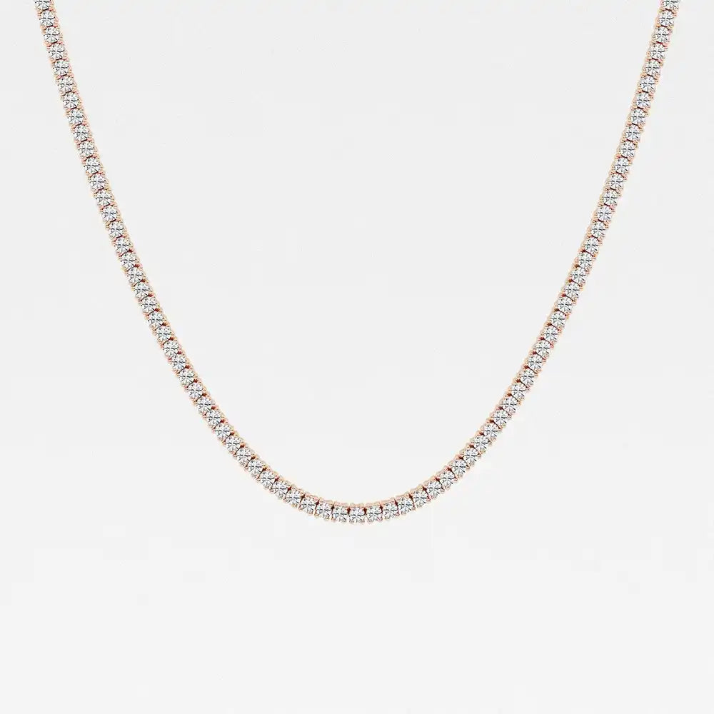 3 CTW Lab Grown Diamond Classic Tennis Necklace