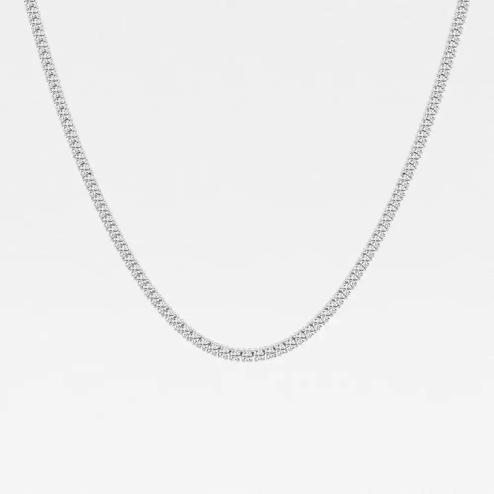 9 CTW Lab Grown Diamond Classic Tennis Necklace