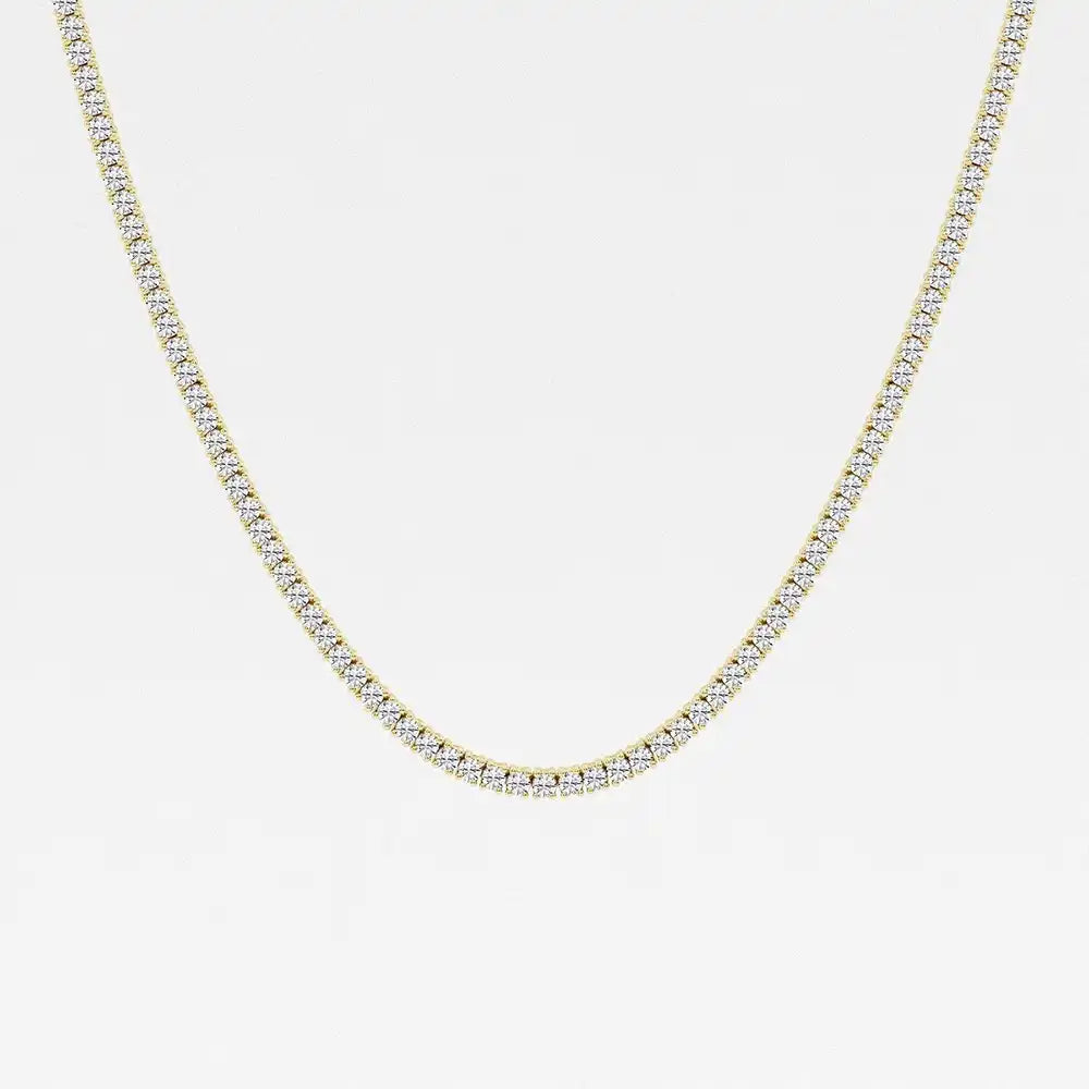 3 CTW Lab Grown Diamond Classic Tennis Necklace